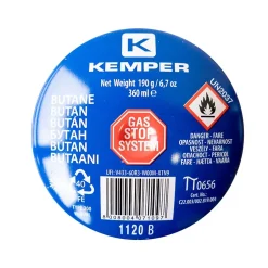 Lampe à souder à gaz Professionnelle Utilisation 360 degrés Chalumeau Gaz Allumage piezo 4 Cartouches gaz Perçables-Kemper Outlet