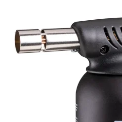 Lampe à souder à gaz Professionnelle Utilisation 360 degrés Chalumeau gaz Allumage piezo + 8 Cartouches gaz Perçables-Kemper Best