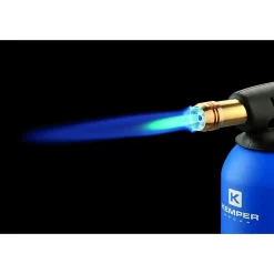 Lampe a souder à gaz Coque Acier piezo cartouches gaz 190g-Kemper Discount