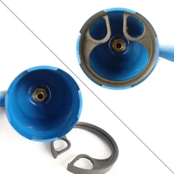 Lampe a souder Coque Acier Allumage piezo + 4 Cartouches de gaz 190gr STOP GAZ Perçables^Kemper