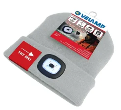 Lampe de Poche - LIGHTHOUSE - Bonnet LED Rechargeable - 100 Lumen - 3 Modes - 20 m Portée-Velamp Discount