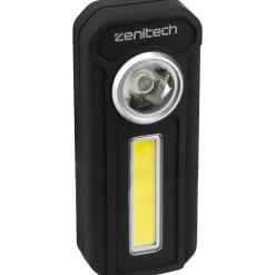 Lampe de poche LED/COB - 300lm - avec piles --Zenitech Best
