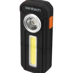 Lampe de poche LED/COB - 300lm - avec piles --Zenitech Best