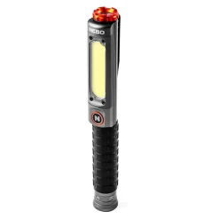 Lampe de Poche Pro+ - LED COB Rechargeable - 600 Lumens - Aluminium Noir - IP67^Nebo Discount