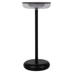 Lampe de table à accu PASI intérieur extérieur métal plastique noir intensité variable tactile fonction mémoire hauteur 26cm-Näve