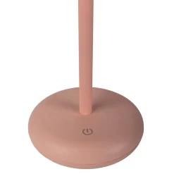 Lampe de table à accu PASI intérieur extérieur métal plastique rose intensité variable tactile fonction mémoire hauteur 26cm-Näve Clearance