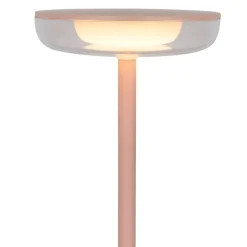 Lampe de table à accu PASI intérieur extérieur métal plastique rose intensité variable tactile fonction mémoire hauteur 26cm-Näve Clearance