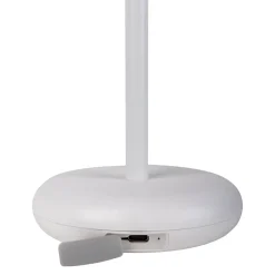 Lampe de table à accu PASI intérieur extérieur métal plastique blanc intensité variable tactile fonction mémoire hauteur 26cm^Näve Clearance