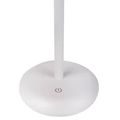 Lampe de table à accu PASI intérieur extérieur métal plastique blanc intensité variable tactile fonction mémoire hauteur 26cm^Näve Clearance
