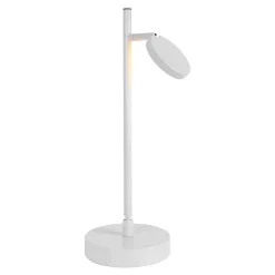 Lampe de table LED rechargeable LUPA 45cm aluminium blanc et plastique blanc LED intégrées intensité variable capteur tactile^Näve Outlet