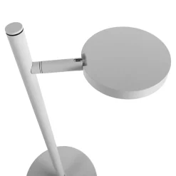 Lampe de table LED rechargeable LUPA 45cm aluminium blanc et plastique blanc LED intégrées intensité variable capteur tactile^Näve Outlet