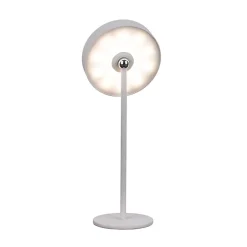 Lampe de table LED rechargeable magnétique 'ELLA' pour l'extérieur et l'intérieur, en métal et plastique blanc , hauteur 35 cm-Näve Hot