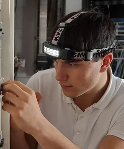 Lampe frontale à LEDs avec capteur de mouvement - - FRONT-7-Sam Outillage Online