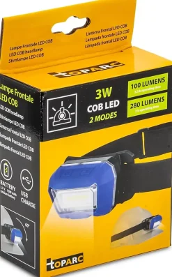 Lampe frontale COB LED 3W 280 lumens - 060845^GYS Outlet