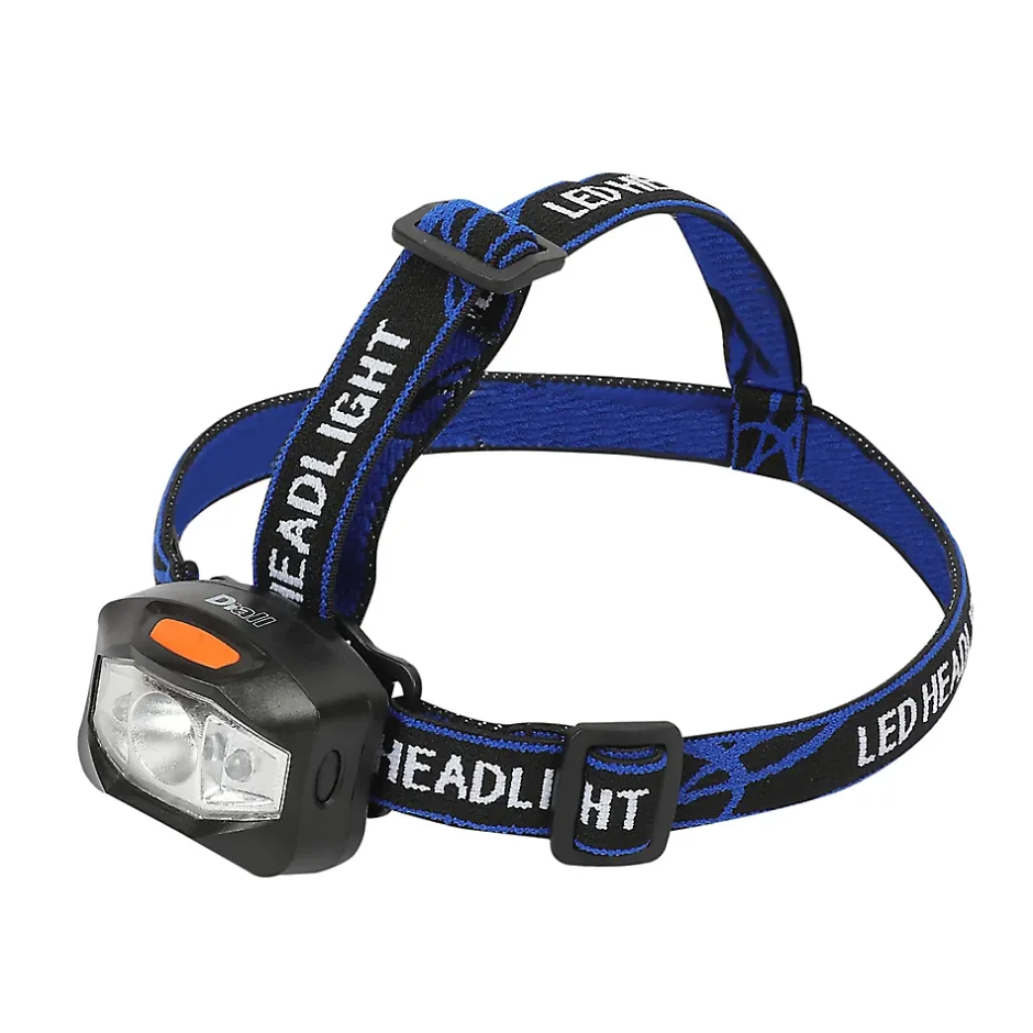 Lampe frontale LED 95 lumens autonomie 10h fonctionne avec 3 piles AAA (LR03)-Diall Best