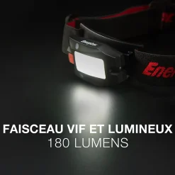 Lampe frontale LED 180 lumens EHLMUL autonomie 4h fonctionne par recharge USB^Energizer Hot