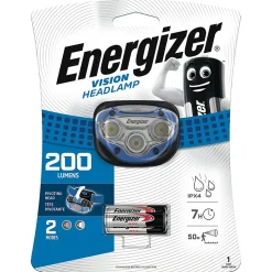 Lampe frontale LED 200 lumens 1FENVISION80 autonomie 7h fonctionne avec 3 piles AAA (LR03)-Energizer New