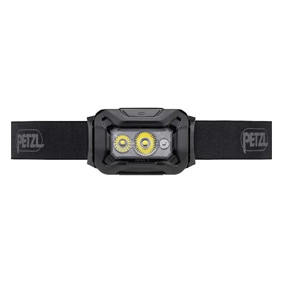 Lampe frontale étanche - - ARIA 2 - 450 lumens - 3 piles AAA/LR03 incluses - Noir^Petzl Clearance