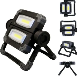 Lampe Projecteur Portable sans Fil LED Orientable 360-Fishtec Hot