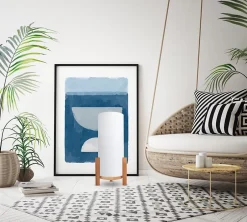 Lampe table accu MADITA H 48cm blanc naturel LED intégrée intensité variable capteur tactile-Näve New