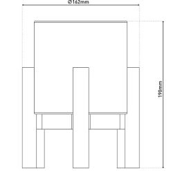 Lampe table accu MADITA H 19cm blanc naturel LED intégrée intensité variable capteur tactile-Näve Online