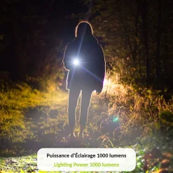 Lampe Torche LED + 1000 Lumens-Fishtec Sale