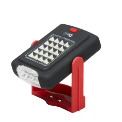 Lampe torche LED 2 fonctions 220 lumens rouge^Diall Discount