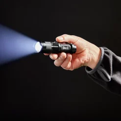 Lampe torche LED 60 lumens autonomie 1h30 fonctionne avec 1 pile AA (LR6)-Diall Outlet