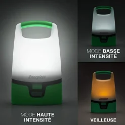 Lanterne de camping LED 1200 lumens Camping Vision autonomie 5h fonctionne par recharge USB-Energizer Outlet