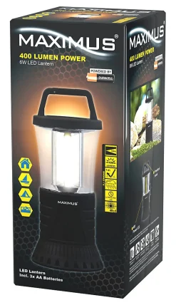 Lanterne Powered by Duracell M-LNT-40-DU - 400lm-Maximus Discount