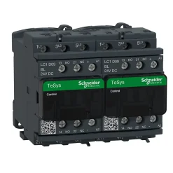 Lc2d09bl Schneider - Contacteur Inverseur Tripolaire - 3no - 9a - Bobine 24vcc - Vis-Schneider Electric