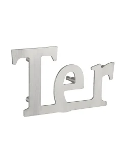 Lettre Ter à visser, inox, H.80mm --Thirard Best