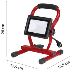 LIGHT PAD :projecteur LED, 20W 1600 lumen, IP65, noir. Câble 1,5 m-Velamp Online