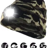 LIGHTHOUSE : Bonnet avec frontale LED rechargeable. Camouflage^Velamp Clearance
