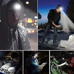 LIGHTHOUSE : Bonnet avec frontale LED rechargeable. Vert^Velamp Clearance