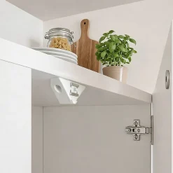 Loqueteau blanc 4 kg entraxe 22 mm^Diall New