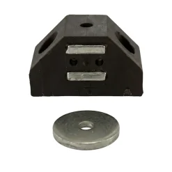 Loqueteau d'angle 6 kg entraxe 24 Marron-Diall Outlet