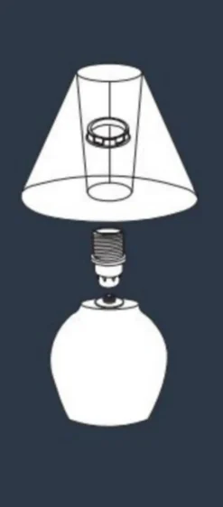 Lot 3 bagues de fixation pour abat-jour pour douille E27 blanc noir or Ø48mm-Tibelec Hot