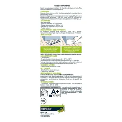 Lot 3 colle parquets Fixation Plinthes 310ml^Bostik Online