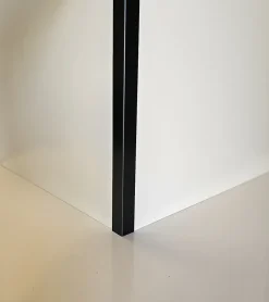 Lot 5 Cornières d'angle RAL 9005 Sat Noir - épaisseur 1mm - Long 150 cm (2 cm x 2 cm )^Alucouleur Sale