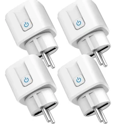 Lot 4 prises connectées application tuya smart life controle de consomation Compatible avec Alexa/Google Home-Somlife Best