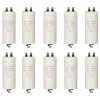 LOT 10 X Condensateur 25.0UF 450 V À Cosses CONDO DÉMARRAGE 25MF-Nedis Best
