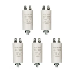 LOT 5 x Condensateur 4.5UF 450 V + COSSES CONDO 4,5MF^Nedis Clearance