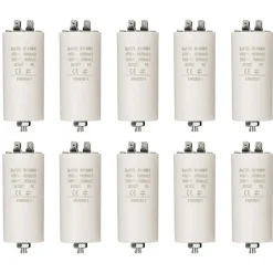 LOT 10 x Condensateur 30.0uf 450 v à Cosses Condo 30mf^Nedis Best