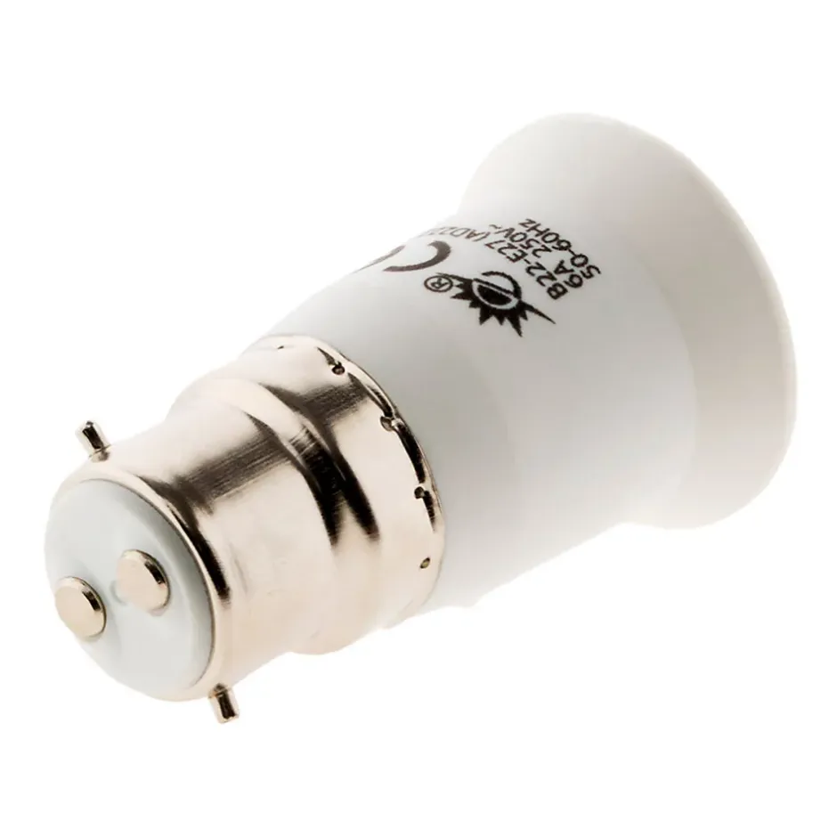 Lot de 2 adaptateurs de douille B22/E27 -^Zenitech