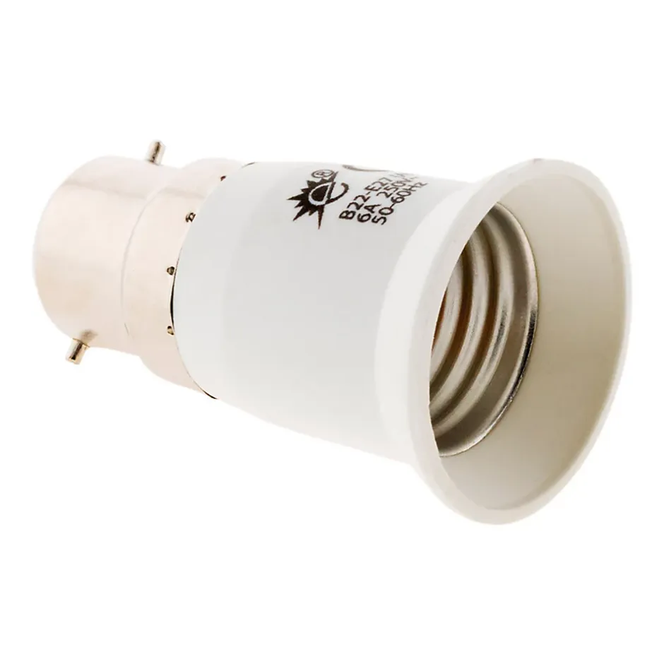 Lot de 2 adaptateurs de douille B22/E27 -^Zenitech