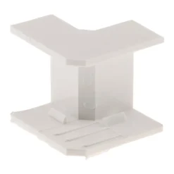 Lot de 2 angles intérieurs 20 x 10mm - Blanc --Zenitech Best