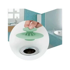 Lot de 5 bouchons de vidange en silicone pour baignoire, évier, douche-Deko Clearance