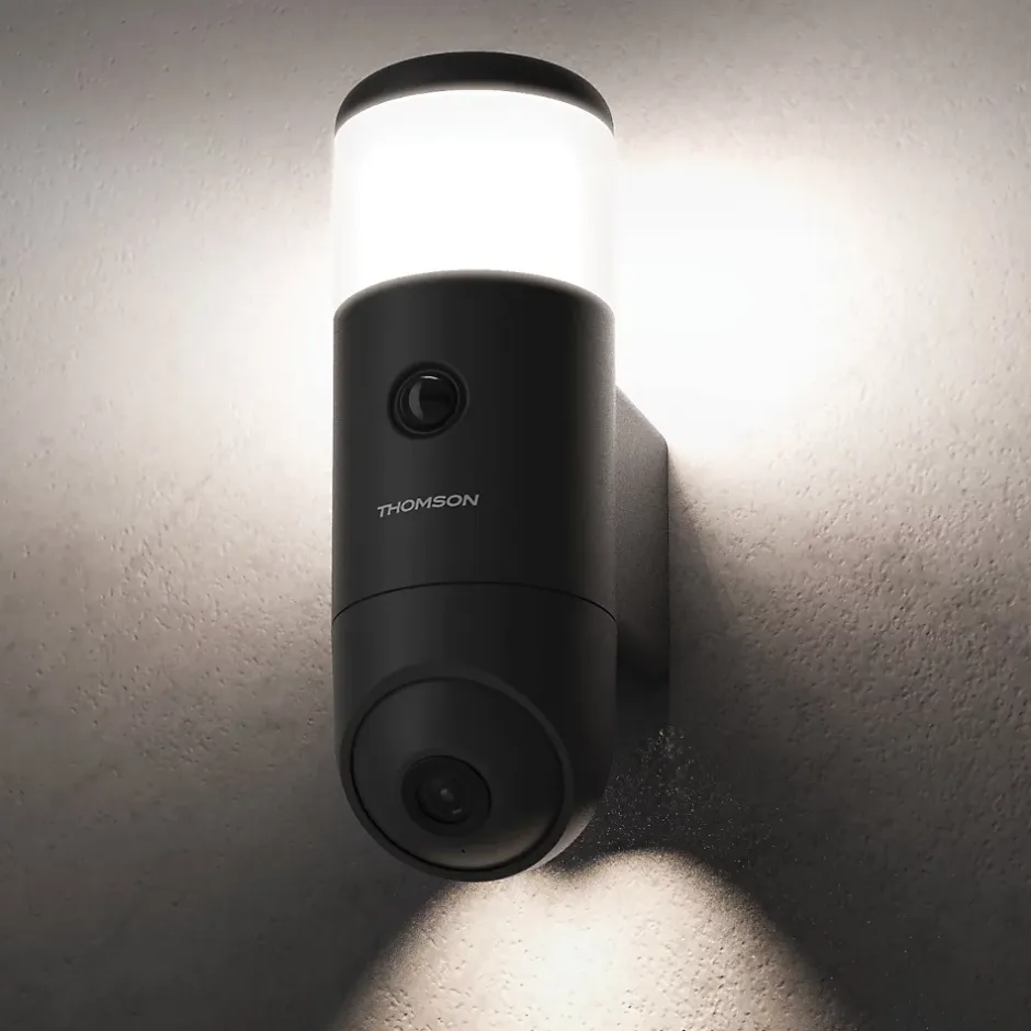 Lot de 2 caméras extérieures connectées, rotatives, motorisées - Rheita 100 --Thomson New