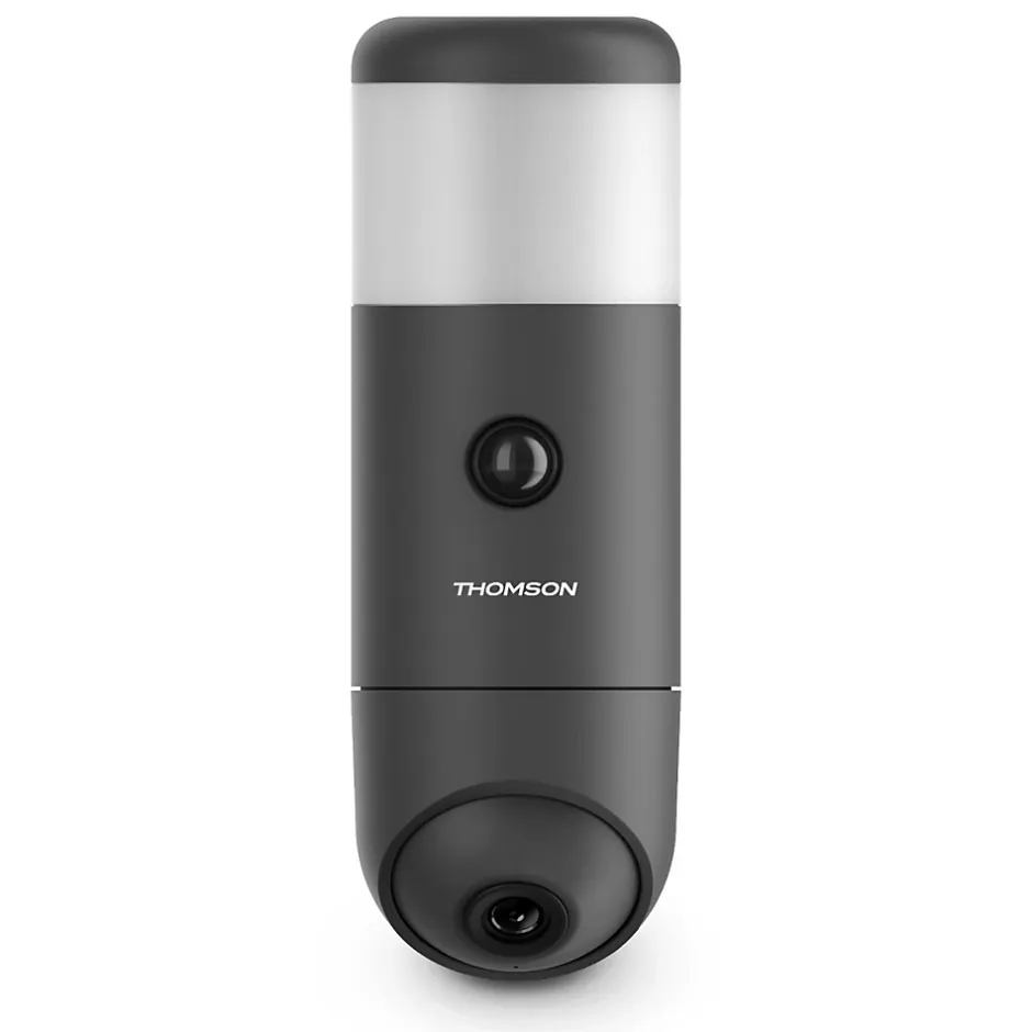 Lot de 2 caméras extérieures connectées, rotatives, motorisées - Rheita 100 --Thomson New